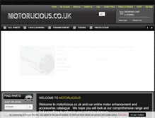 Tablet Screenshot of motorlicious.co.uk